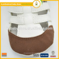 New arrival high quality very soft baby handmade baby leather sandals wholesale